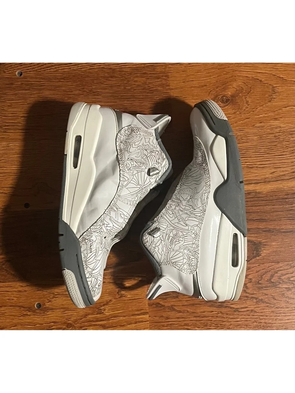 Jordan Dub Zero White Cool Grey Kids Sneakers Size 6Y